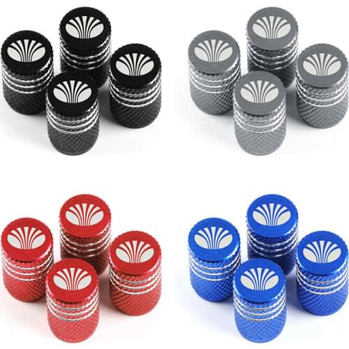 4Pcs Car Wheel Tire Covered Car Truck Universal Tube Tyre Valve Cap Dustproof 6 Colors for Daewoo Espero Nexia Matiz Lanos