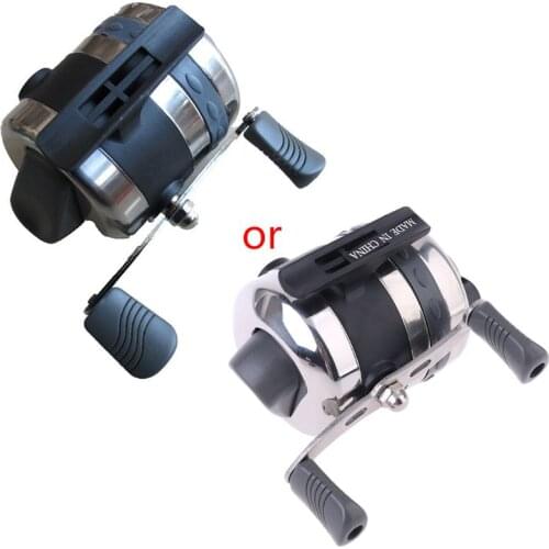 Fishing Reel for Slingshot Shooting Dart Stainless Steel Closed Fishing Wheel Outdoor Hunting