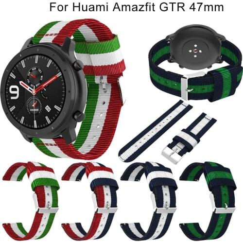 22mm replacement sport Strap for Samsung Gear S3 fashion classic watchband For Huami Amazfit GTR 47mm wristbands smart watchband