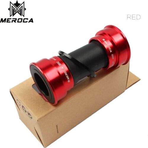 MEROCA M92 Mountain Bike BB Steel Bearing Press-in Center Axle Road Bicycle Integrated Bottom Bracket