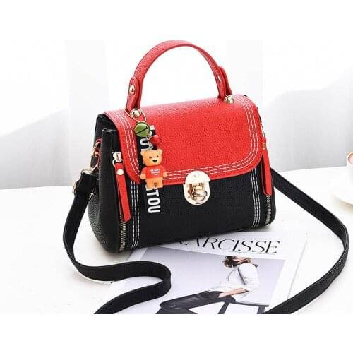 Ins super hot packet new Korean version of the simple wild Messenger bag Shoulder bag girl bag 2018072401 23X12X18cm