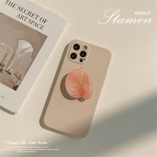Korea Style iPhone 12 Case Shockproof Stand Phone Case for iPhone 12mini 12pro Max 7 8 11 XR XS Protective Cover Coque