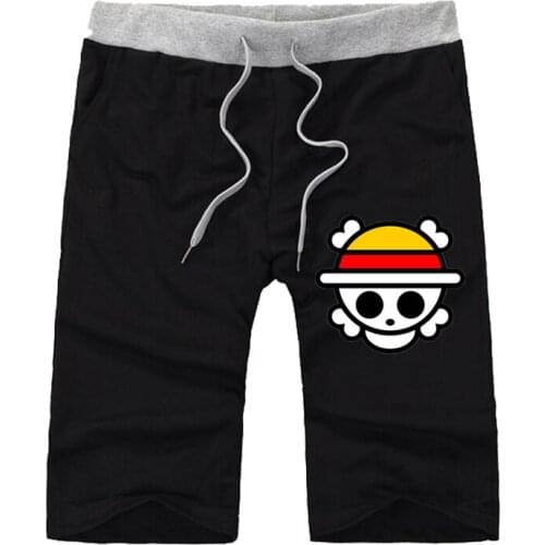 Japan anime ONE PIECE shorts Men Casual Outdoor Shorts Training Sportswear Running Jogging teenagers Short Sweatpants