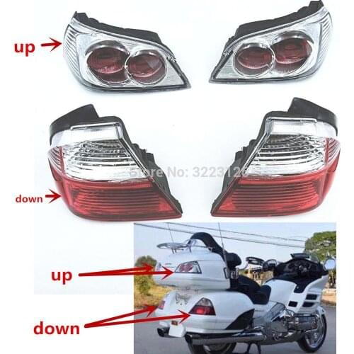 Motorcycle Taillight Rear Tail Light Lens Brake Turn Signals Indicator Cover For Honda Goldwing GL1800 2001 - 2005 High Quality