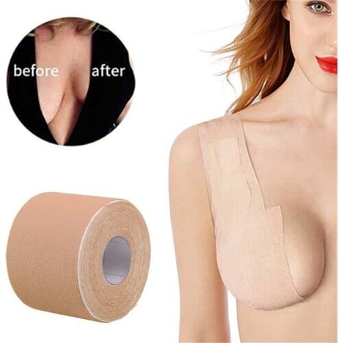 1 Roll 2.5M/5M Breast Lift Tape Boob Tape Women Breast Nipple Covers Bra Body Invisible Adhesive Bras Sexy Bralette Pasties
