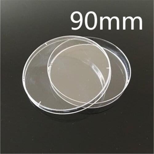 10pcs /lot High Quality Plastic Petri Dish for Lab Plate Bacterial Yeast Diameter 90MM Height 15MM