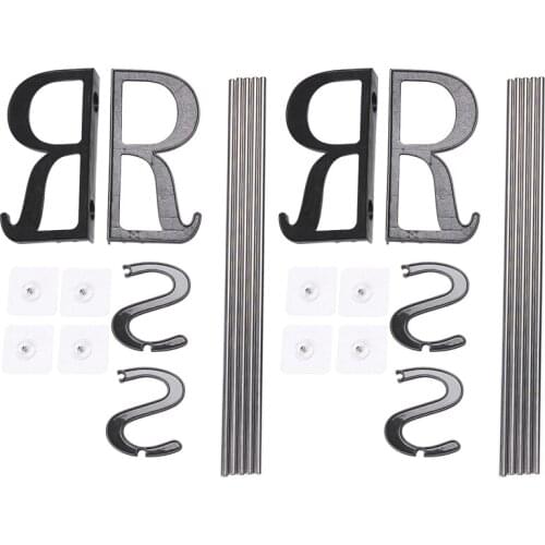 2-Pack over the Door Shoe Rack, Wall Hanging Door Shoe Rack Organizer, Adhesive Shoe Organizer Wall Mounted with S-Shape