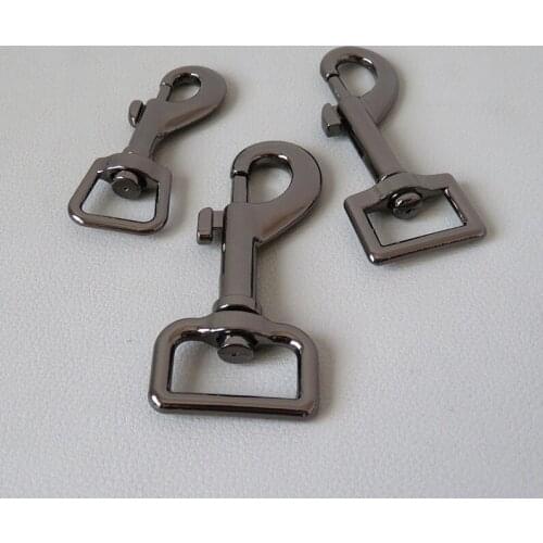 20Pcs 15mm 20mm 25mm Straps Metal Carabiner Clasp Buckle Clip Snap Hook For Paracord Dog Rope Pet Leash Leads Accessory Hardware