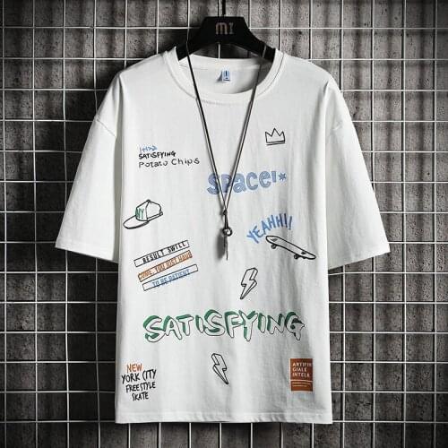 2021 Summer 100% Cotton Casual Mens T Shirts O-Neck Tops Comfortable Short Sleeve Homme Breathable Tees Cycling Sports Wear