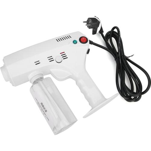 Portable Blue Light Nano Steam Sprayer Guns Hairdressing Mist Hair Scalp Care Machine Smoothing Hair Moisturizing 220-240V