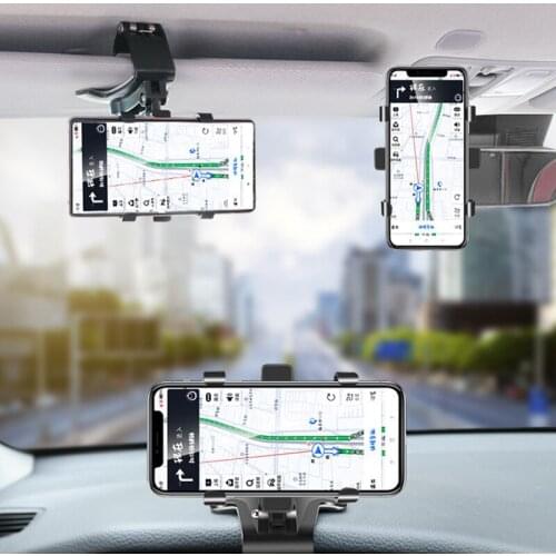 360 Degrees Car Phone Holder Universal Smartphone Stands Car Rack Dashboard Support for Auto Grip Mobile Phone Fixed Bracket