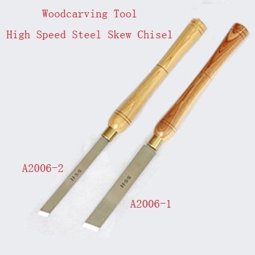 Woodworking lathe tool high Speed Steel Skew knife,chisels for woodcarving,A2006-1 / A2006-2