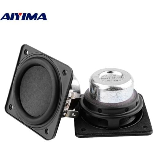 AIYIMA 2Pcs 1.75 Inch Full Range Speaker Driver Paper Cone 12 Ohm 10W Audio Portable DIY Bluetooth Speaker For Home Theater