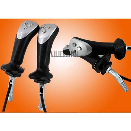 For Excavator modified wood clamper wood grabber iron grabber three-button joystick handle rubber quality excavator accessories