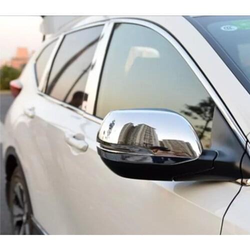 For Honda CR-V CRV ABS Chrome 2007-2011 Accessories Car Side Door Rearview Turning Mirror Styling Frame Cover Trim 2pcs