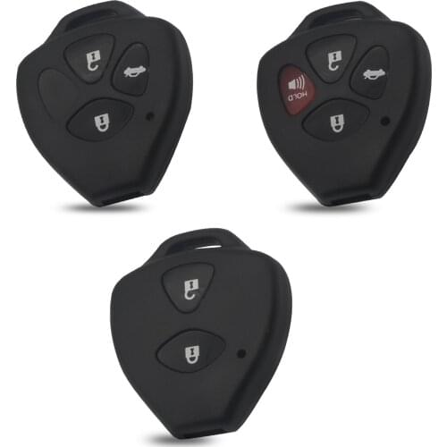 Kutery 2/3/4 Buttons Remote Car key shell Fob For Toyota Camry Corolla Avalon Venza Reiz RAV4 Crown No Blade key Case