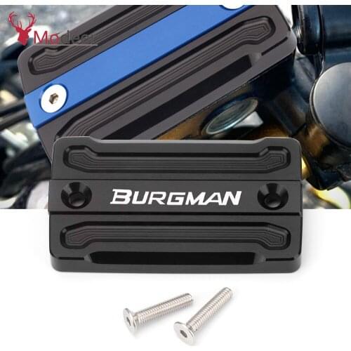 3 Color Fluid Reservoir Cover For SUZUKI BURGMAN 650 AN650 2006-2020 2019 Motorcycles Front Brake Clutch Cylinder Oil Cap