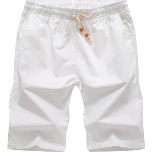 Summer Beach Shorts Male New Brand Fashion Sports Mens Shorts Solid Color Casual