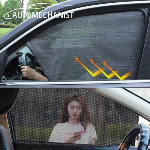 Magnet Sun Shade For Car Side Window Cover Sunshade Car UV Protect Windshield Mesh Curtain Auto Sun Protection Accessories