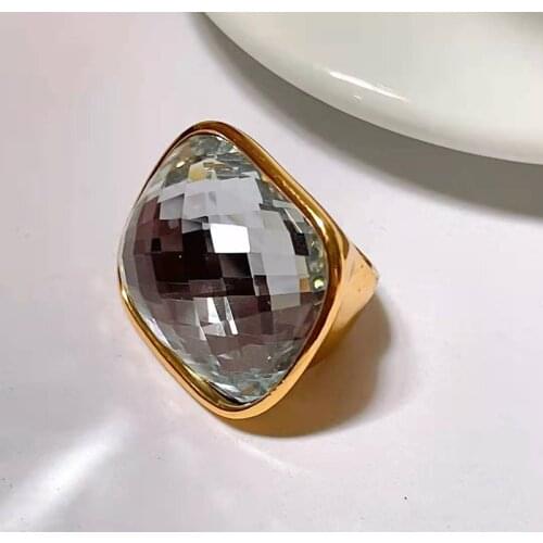 2021 New Fashion Woman Ring High Quality Ring Stainless Steel Does Not Change Color Designer Luxury Jewelry Personality Korea