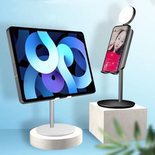 Adjustable Cell Phone Stand Desk Multi-Angle Cell Phone Holder Foldable Mobile Phone Dock Portable Desktop Tablet Stand