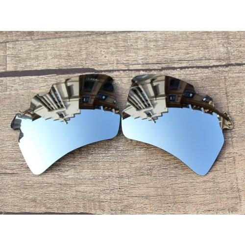 Vonxyz Chrome Mirror Polycarbonate Replacement Lenses for-Oakley Flak 2.0 XL Vented Frame