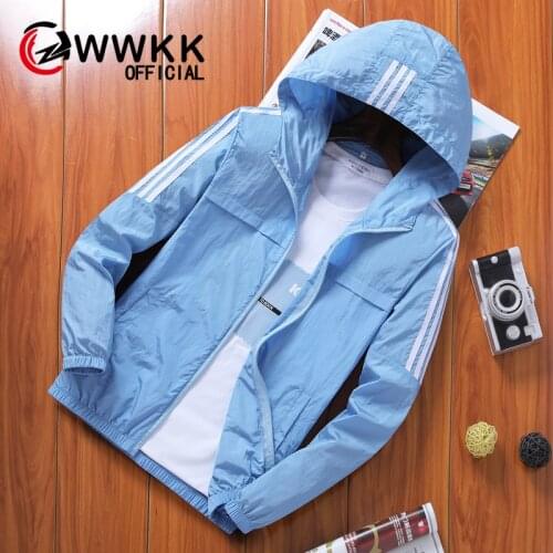WWKK Hot Sun Protection Clothing Anti-UV Ultra-light men and women Outdoor Skin Clothing Breathable Quick-Drying Jacket Summer