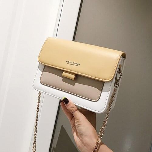 Mini Leather Crossbody Bags For Women 2020 Multi-color Chain Shoulder Messenger Bag Lady Travel Flap and Handbags Cross Body Bag