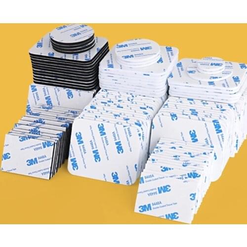 10-100Pcs Square Strong Adhesive Tape Double-Sided Adhesive Acrylic Foam Tape Double-Sided Adhesive Multi Size EVA foam Adhesive