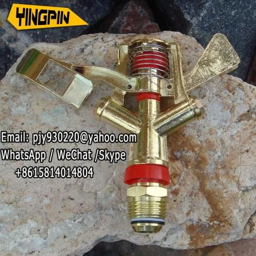 5mGarden flushing copper zinc alloy body 360 automatic rotating external thread rocker arm gardening lawn agricultural sprinkler