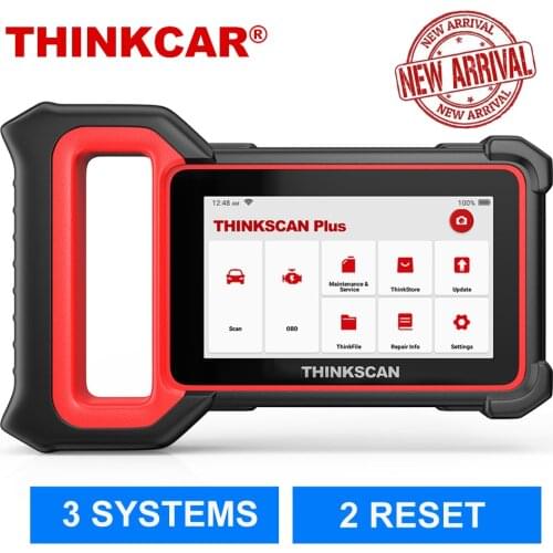 THINKCAR Thinkscan Plus S2 OBD2 Automotive Scanner Auto Diagnostic Tool ABS SRS ECM Code Reader 2 Reset Service OBDII Car Tool