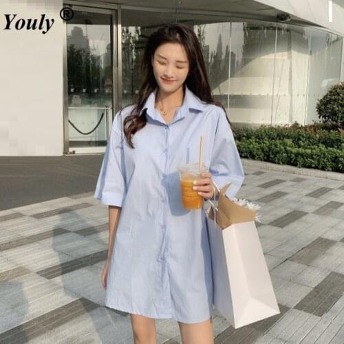 Женские голубые рубашки BELLYQUEEN China At AliExpress