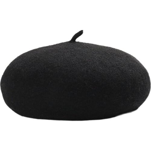 2020 New Autumn And Winter Beret Ladies Keep Warm Versatile Hat Retro Hat Wool Beret Fashion French Cap