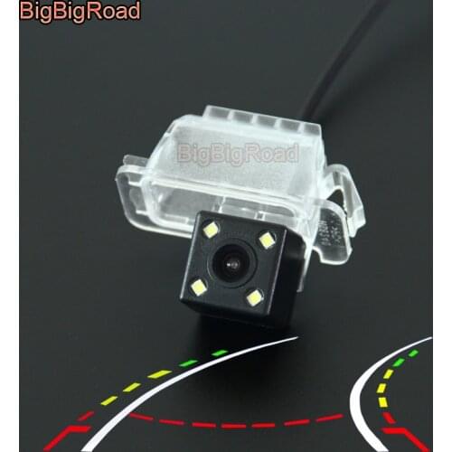 BigBigRoad Car Intelligent Dynamic Tracks Rear View Camera For Ford C-Max C Max CMax 2010-2016 / Fiesta Kuga MK1 Galaxy Mondeo