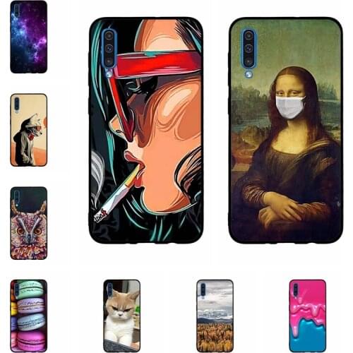 FOR Funda Samsung A50 Case Soft Silicone Cover sFOR Samsung Galaxy A50 A 50 2019 A505 A505F SM-A505F Cute Phone Bags Cases Couqe