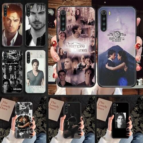 Damon Salvatore The Vampire Diaries Phone case For Xiaomi Redmi Note 7 7A 8 8T 9 9A 9S 10 K30 Pro Ultra black fashion prime