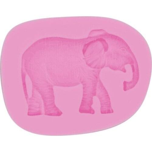 DIY elephant cake sugar baking mold liquid silicone Chocolate Mold 15-302
