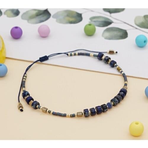 Go2Boho Tiny Bracelet Vintage Jewelry 2021 Natural Stone Bracelets For Women Miyuki Beads Pulsera Small Beaded String Braclets