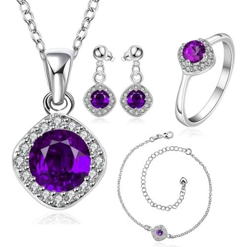 LKNSPCS780-C 925 sterling silver jewelry set, fashion jewelry set A037-D Earring 429 Necklace 463 Ring 326-8 /dntamfaa dzlamqsa