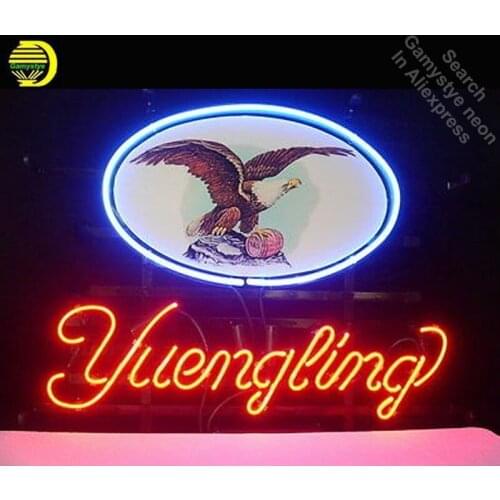 Neon Sign for Yueng Eagle Neon Bulb sign handcraft Paint Signboard Real Glass tube Dropshipping personalized neon bar lights