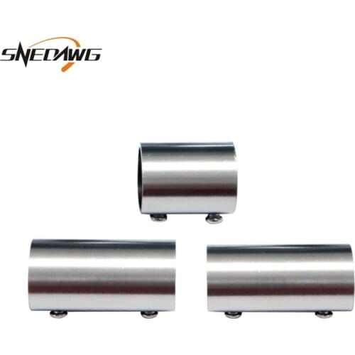 Stainless Steel Pipe Joint Fit 25mm/32mm Tube Pipe connector Fittings Furniture Clothes Shoes Shelf Tube Connection