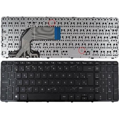 New Spanish Teclado Keyboard For HP 15-r024ns 15-r025ns 15-r101ns 15-r102ns 15-r111ns 15-r201ns 15-r208ns 15-r109ns Black Frame