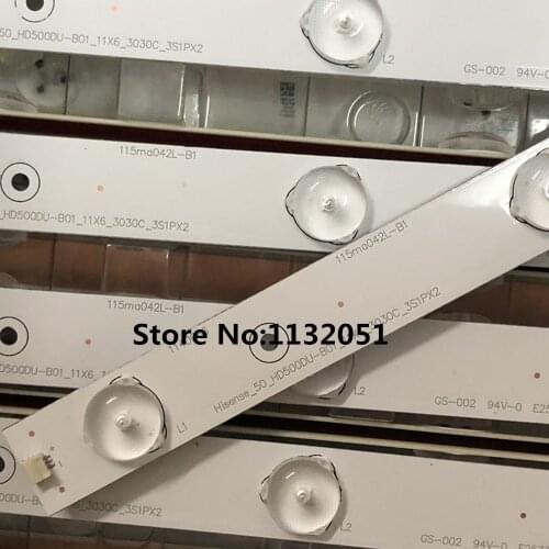 New Kit 11 PCS/set 6LEDs 503mm strip for 50Inch TV RSAG7.820.6311/ROH LED50EC620CA HD500DU-B01