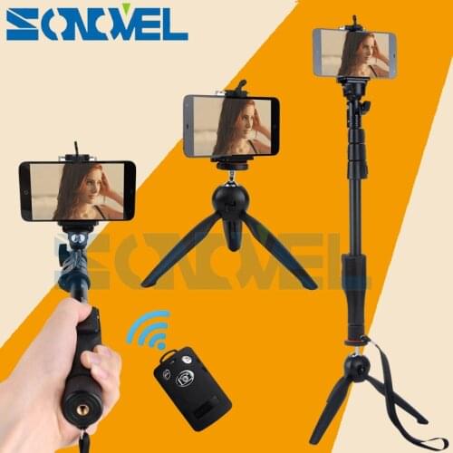 Yunteng YT-1288 Selfie Sticks Handheld Monopod+Yunteng 228 Mini Tripod for Digital camara / Cell phone / Samsung iPhone 5 6 7