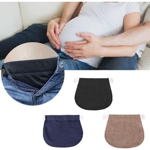 Maternity Pregnancy Waistband Belt Adjustable Elastic Waist Extender Clothing Pants For Pregnant