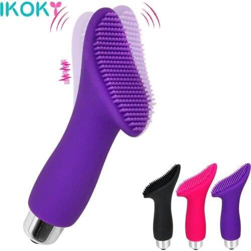 IKOKY Brush Vibrators Thorn Mini Vibrator Vagina Clitoris Sex Toys for Women Woman Female Couples Sex Tools Intimate Erotic Shop