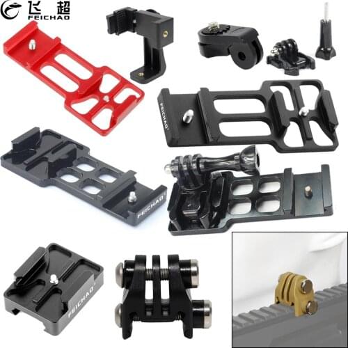 Tactical 20mm Side Rail Mount Upgraded Motion Adapter for Gopro Yi Osmo Action Camera Mobile Phone for Hunting Shot Accessories