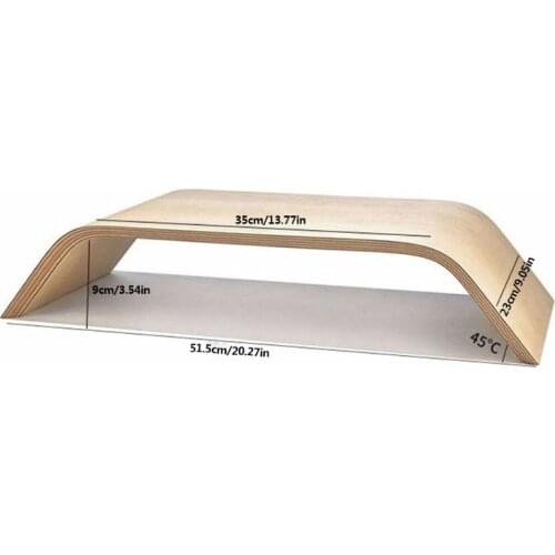 Stable Cooling Bamboo Wood Laptop PC Stand for macbook Notebook PC Monitor Vertical Base Stable Holder Bracket