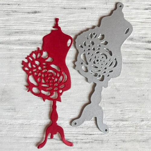 Carbon Steel Hanger Flowers Scrapbooking Embossing Stencil, DIY Printing Steel Mould for Album Paper Card Making