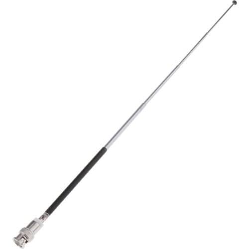 Extendable Telescopic Antenna BNC Connector For Wireless Microphone Receiver